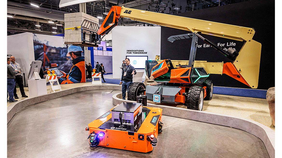 JLG Industries A MEWP (mobile elevating work platform)
