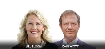 interview hosts Jill Bloom and John Wyatt