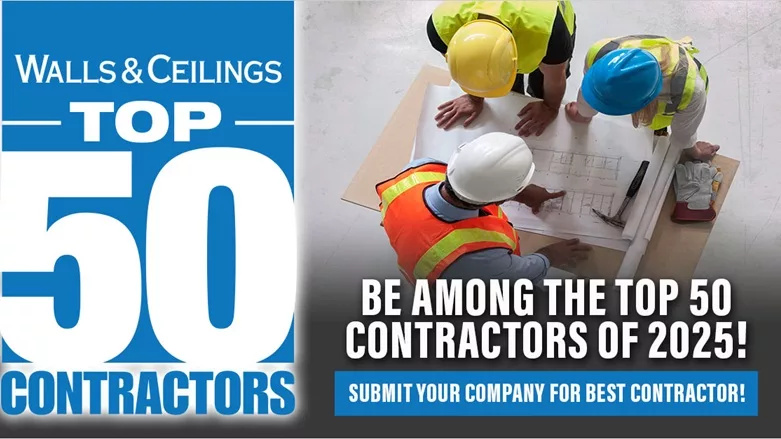 Walls & Ceilings Top 50 Contractors 2025